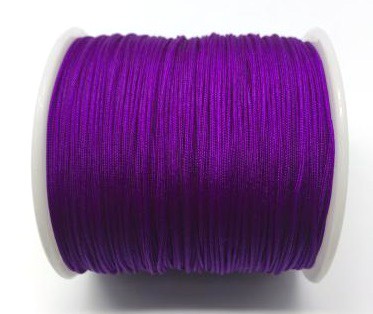 Шнур нейлоновый, толщина 1мм, цвет фиолетовый, материал нейлон, 29-062, 2 метра Шнур нейлоновый, толщина 1мм, цвет фиолетовый, материал нейлон, 29-062, 2 метра