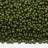 Бисер японский MIYUKI круглый 11/0 #2049 оливковый, матовый непрозрачный, 10 грамм - Бисер японский MIYUKI круглый 11/0 #2049 оливковый, матовый непрозрачный, 10 грамм