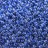 Бисер чешский PRECIOSA круглый 10/0 38638 прозрачный, синяя линия внутри, 2 сорт, 50г - Бисер чешский PRECIOSA круглый 10/0 38638 прозрачный, синяя линия внутри, 2 сорт, 50г