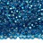 Бисер чешский PRECIOSA круглый 10/0 67150 голубой, серебряная линия внутри, квадратное отверстие, 2 сорт, 50г - Бисер чешский PRECIOSA круглый 10/0 67150 голубой, серебряная линия внутри, квадратное отверстие, 2 сорт, 50г