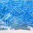 Бисер японский Miyuki Bugle стеклярус 6мм #0260 вода, радужный прозрачный, 10 грамм - Бисер японский Miyuki Bugle стеклярус 6мм #0260 вода, радужный прозрачный, 10 грамм