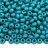 Бисер чешский PRECIOSA круглый 8/0 22m18 матовый бирюзово-зеленый, PermaLux, 50г - Бисер чешский PRECIOSA круглый 8/0 22m18 матовый бирюзово-зеленый, PermaLux, 50г