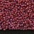 Бисер японский TOHO круглый 11/0 #0332F малиновый матовый, золотое сияние, 10 грамм - Бисер японский TOHO круглый 11/0 #0332F малиновый матовый, золотое сияние, 10 грамм