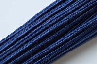 Шнур сутажный 2,5мм, цвет синий №636032, 1 метр
