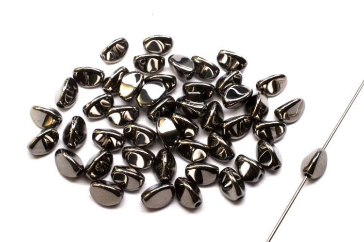 Бусины Pinch beads 5х3мм, отверстие 0,8мм, цвет 00030/27400 Crystal/Chrome Full, 755-033, 10г (около 117шт) Бусины Pinch beads 5х3мм, отверстие 0,8мм, цвет 00030/27400 Crystal/Chrome Full, 755-033, 10г (около 117шт)