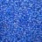 Бисер чешский PRECIOSA круглый 10/0 58536 радужный прозрачный, синяя линия внутри, 1 сорт, 50г - Бисер чешский PRECIOSA круглый 10/0 58536 радужный прозрачный, синяя линия внутри, 1 сорт, 50г