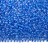 Бисер чешский PRECIOSA круглый 10/0 58536 радужный прозрачный, синяя линия внутри, 1 сорт, 50г - Бисер чешский PRECIOSA круглый 10/0 58536 радужный прозрачный, синяя линия внутри, 1 сорт, 50г