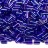 Бисер японский Miyuki Bugle стеклярус 3мм #0353 кобальт/сапфир, радужный окрашенный изнутри, 10 грамм - Бисер японский Miyuki Bugle стеклярус 3мм #0353 кобальт/сапфир, радужный окрашенный изнутри, 10 грамм
