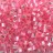 Бисер японский TOHO Cube кубический 1,5мм #0038 розовый, серебряная линия внутри, 5 грамм - Бисер японский TOHO Cube кубический 1,5мм #0038 розовый, серебряная линия внутри, 5 грамм