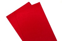 Фетр жесткий 20х30см, цвет красный, толщина 2мм, 1021-016, 1 лист