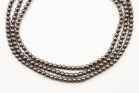 Жемчуг Preciosa, цвет 70444 серый, 4мм, 10шт