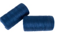 Нитки Micron 20s/3, цвет 319 синий, полиэстер, 183м, 1шт