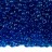 Бисер японский TOHO круглый 8/0 #1074 хрусталь/глубокий синий, окрашенный изнутри, 10 грамм - Бисер японский TOHO круглый 8/0 #1074 хрусталь/глубокий синий, окрашенный изнутри, 10 грамм
