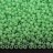 Бисер чешский PRECIOSA круглый 10/0 02161 зеленый непрозрачный, 1 сорт, 50г - Бисер чешский PRECIOSA круглый 10/0 02161 зеленый непрозрачный, 1 сорт, 50г