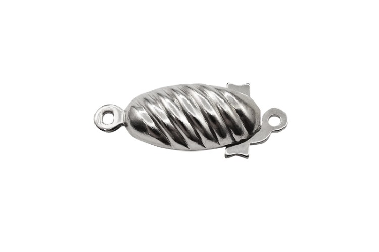 Замок-защелка Овальный 22х9х5мм, отверстие 1мм, цвет платина, латунь, 06-022, 1шт Замок-защелка Овальный 22х9х5мм, отверстие 1мм, цвет платина, латунь, 06-022, 1шт