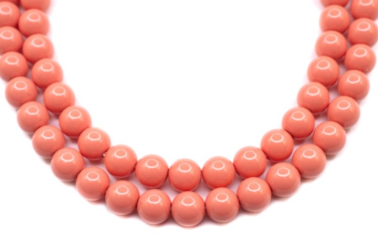 Жемчуг Preciosa Maxima, цвет salmon rose, 6мм, 704-207, 10шт Жемчуг Preciosa Maxima, цвет salmon rose, 6мм, 704-207, 10шт