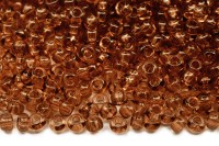 Бисер чешский PRECIOSA круглый 10/0 01612 коричневый прозрачный, 1 сорт, 50г