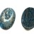 Кабошон овальный 30х20мм, Сетчатый камень, цвет оттенок синий, 2011-005, 1шт - Кабошон овальный 30х20мм, Сетчатый камень, цвет оттенок синий, 2011-005, 1шт