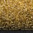 Бисер японский MIYUKI круглый 15/0 #0002 светлое золото, серебряная линия внутри, 10 грамм - Бисер японский MIYUKI круглый 15/0 #0002 светлое золото, серебряная линия внутри, 10 грамм