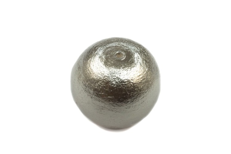 Хлопковый жемчуг Miyuki Cotton Pearl 18мм, цвет Gray, 744-057, 1шт Хлопковый жемчуг Miyuki Cotton Pearl 18мм, цвет Gray, 744-057, 1шт