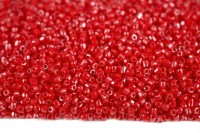 Бисер чешский PRECIOSA Богемский граненый, рубка 9/0 98170 красный, около 10 грамм