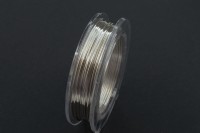 Проволока Artistic Wire 18 Ga (1,0мм), цвет Non Tarnish Silver (не темнеющий серебристый), медь, покрытая серебром, 1009-024, катушка 6,1м
