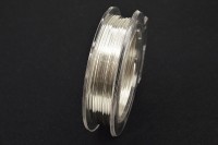 Проволока Artistic Wire 18 Ga (1,0мм), цвет Non Tarnish Silver (не темнеющий серебристый), медь, покрытая серебром, 1009-024, катушка 6,1м