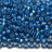 Бисер японский MIYUKI круглый 8/0 #0648 синий джинс, алебастр/серебряная линия внутри, 10 грамм - Бисер японский MIYUKI круглый 8/0 #0648 синий джинс, алебастр/серебряная линия внутри, 10 грамм