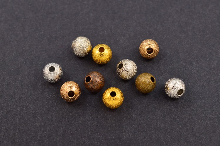 Бусина металлическая с напылением 4мм, отверстие 1мм, ассорти цветов, латунь, 504-021, 10шт Бусина металлическая с напылением 4мм, отверстие 1мм, ассорти цветов, латунь, 504-021, 10шт