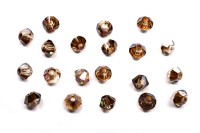 Бусины биконусы хрустальные 3мм, цвет CRYSTAL VENUS, 745-043, 20шт