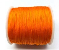 Шнур нейлоновый, толщина 1мм, цвет оранжевый, материал нейлон, 29-065, 2 метра