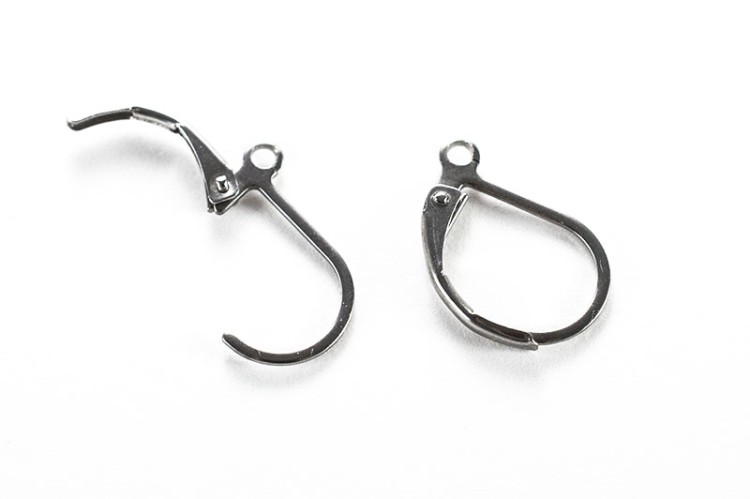 Основа для серег с петелькой 15х10х2мм, отверстие 1мм, цвет стальной, хирургическая сталь, 21-070, 1 пара Основа для серег с петелькой 15х10х2мм, отверстие 1мм, цвет стальной, хирургическая сталь, 21-070, 1 пара