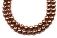 Жемчуг Preciosa Maxima, цвет bronze, 6мм, 704-093, 10шт