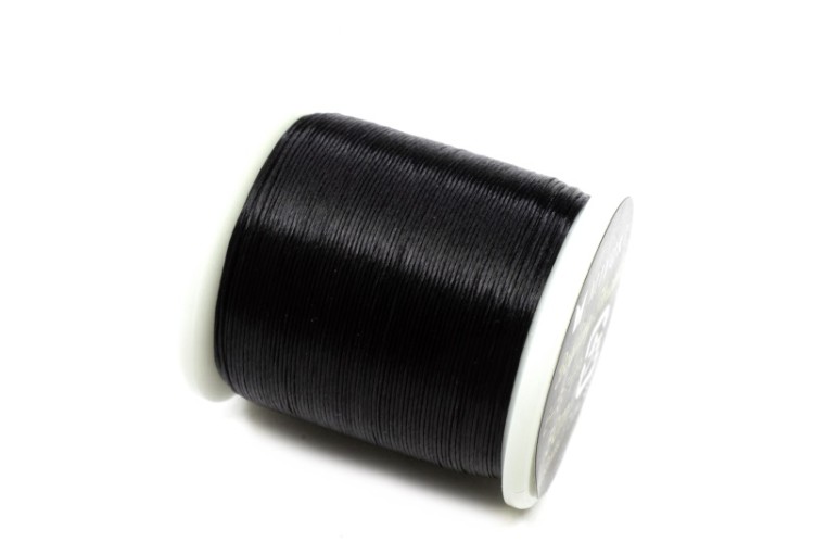 Нить для бисера Miyuki Beading Thread, длина 50 м, цвет 12 черный, нейлон, 1030-264, 1шт Нить для бисера Miyuki Beading Thread, длина 50 м, цвет 12 черный, нейлон, 1030-264, 1шт
