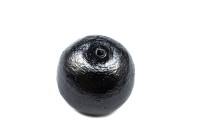 Хлопковый жемчуг Miyuki Cotton Pearl 18мм, цвет Black, 744-056, 1шт