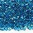 Бисер чешский PRECIOSA круглый 10/0 67030 голубой, серебряная линия внутри, квадратное отверстие, 2 сорт, 50г - Бисер чешский PRECIOSA круглый 10/0 67030 голубой, серебряная линия внутри, квадратное отверстие, 2 сорт, 50г