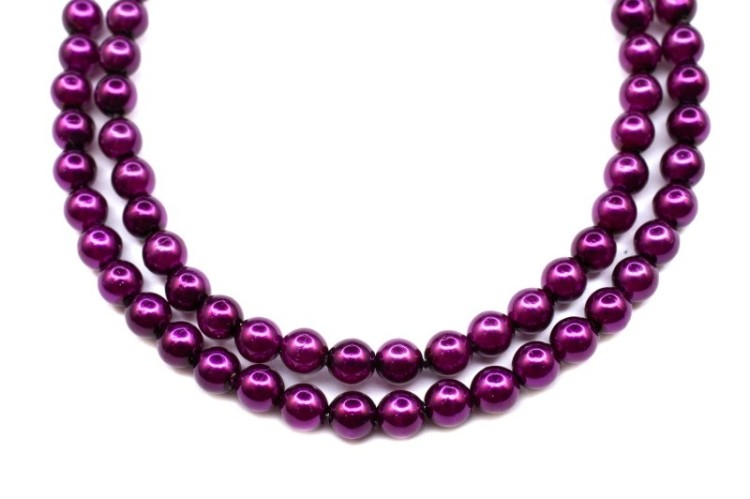 Жемчуг Preciosa, цвет 70096 фуксия, 6мм, 10шт Жемчуг Preciosa, цвет 70096 фуксия, 6мм, 10шт