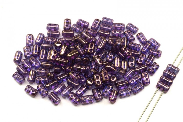 Бусины Rulla 3х5мм, отверстие 0,8мм, цвет 00030/15726 фиолетовый прозрачный, 711-013, 10г (около 100шт) Бусины Rulla 3х5мм, отверстие 0,8мм, цвет 00030/15726 фиолетовый прозрачный, 711-013, 10г (около 100шт)