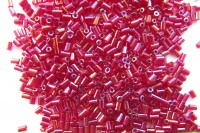 Бисер чешский PRECIOSA рубка 10/0 91090 бордовый прозрачный радужный, 50г