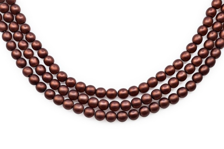 Жемчуг Preciosa, цвет 70189 матовый коричневый, 2мм, 10шт Жемчуг Preciosa, цвет 70189 матовый коричневый, 2мм, 10шт