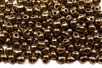 Бисер MIYUKI Drops 3,4мм #0457 темная бронза, металлизированный, 10 грамм