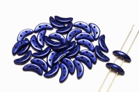 Бусины Crescent beads 10х3мм, цвет 0310-77065CR Saturated Metallic Lapis Blue, 708-061, 5г (около 40 шт)
