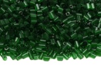 Бисер китайский рубка размер 11/0, цвет 0007В зеленый, прозрачный, 85г
