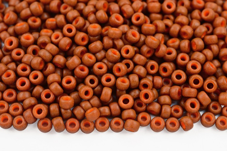 Бисер японский MIYUKI круглый 11/0 #2043 шоколад, матовый непрозрачный, 10 грамм Бисер японский MIYUKI круглый 11/0 #2043 шоколад, матовый непрозрачный, 10 грамм