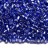 Бисер чешский PRECIOSA рубка 9/0 37030 голубой, серебряная линия внутри, 50г - Бисер чешский PRECIOSA рубка 9/0 37030 голубой, серебряная линия внутри, 50г
