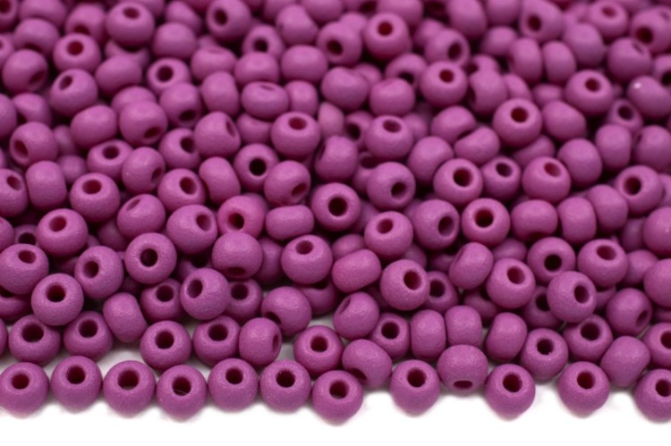 Бисер чешский PRECIOSA круглый 8/0 22m13 матовый сиреневый, PermaLux, 50г Бисер чешский PRECIOSA круглый 8/0 22m13 матовый сиреневый, PermaLux, 50г