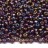 Бисер чешский PRECIOSA круглый 10/0 27069 фиолетовый радужный, серебряная линия внутри, 2 сорт, 50г - Бисер чешский PRECIOSA круглый 10/0 27069 фиолетовый радужный, серебряная линия внутри, 2 сорт, 50г