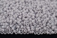 Бисер японский TOHO круглый 8/0 #0767 светло-серый матовый, непрозрачный пастель, 10 грамм