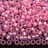 Бисер японский MIYUKI круглый 8/0 #0643 розовый, алебастр/серебряная линия внутри, 10 грамм - Бисер японский MIYUKI круглый 8/0 #0643 розовый, алебастр/серебряная линия внутри, 10 грамм
