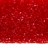 Бисер чешский PRECIOSA Богемский граненый, рубка 11/0 90050 красный прозрачный, около 10 грамм - Бисер чешский PRECIOSA Богемский граненый, рубка 11/0 90050 красный прозрачный, около 10 грамм